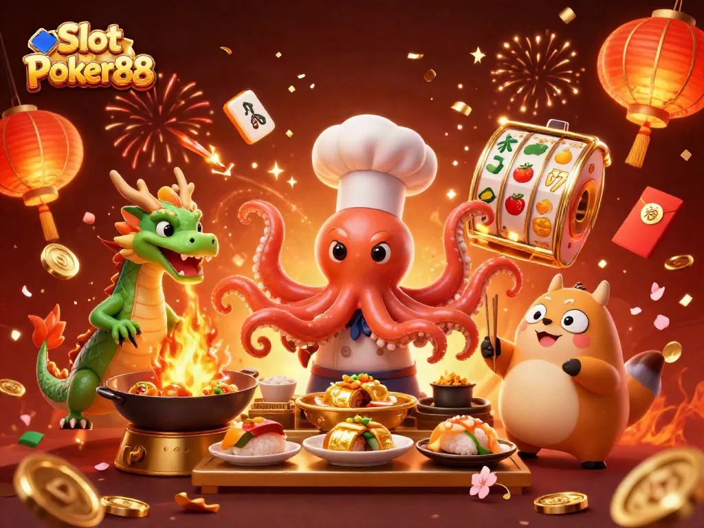 Engage with Slot Online Poker88 featuring dynamic characters, rich slots, and festival elements for thrilling gameplay.
