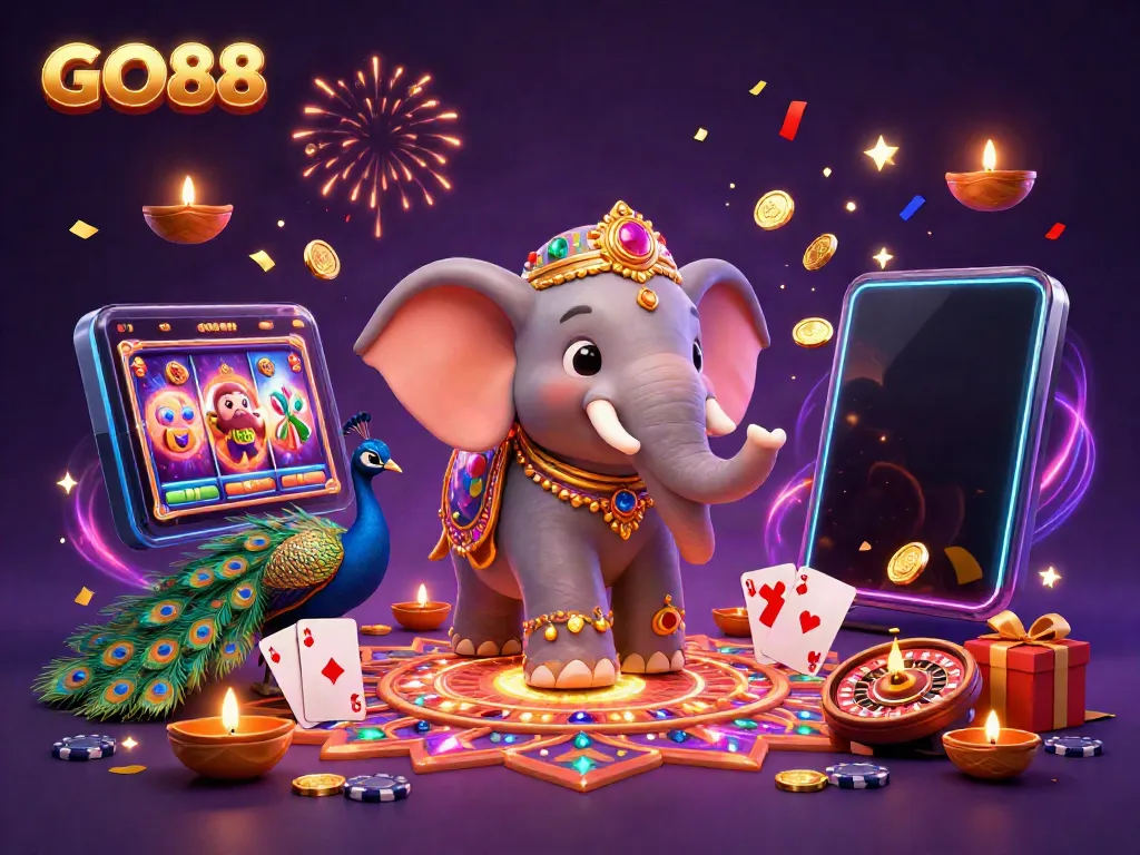 Join the fun at GO88 with vibrant slot games, magical elements and festive atmosphere.