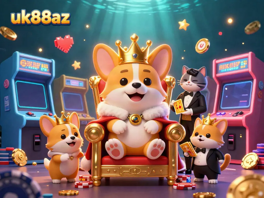 Experience thrilling gaming with uk88az in a vibrant 3D casino atmosphere packed with fun.