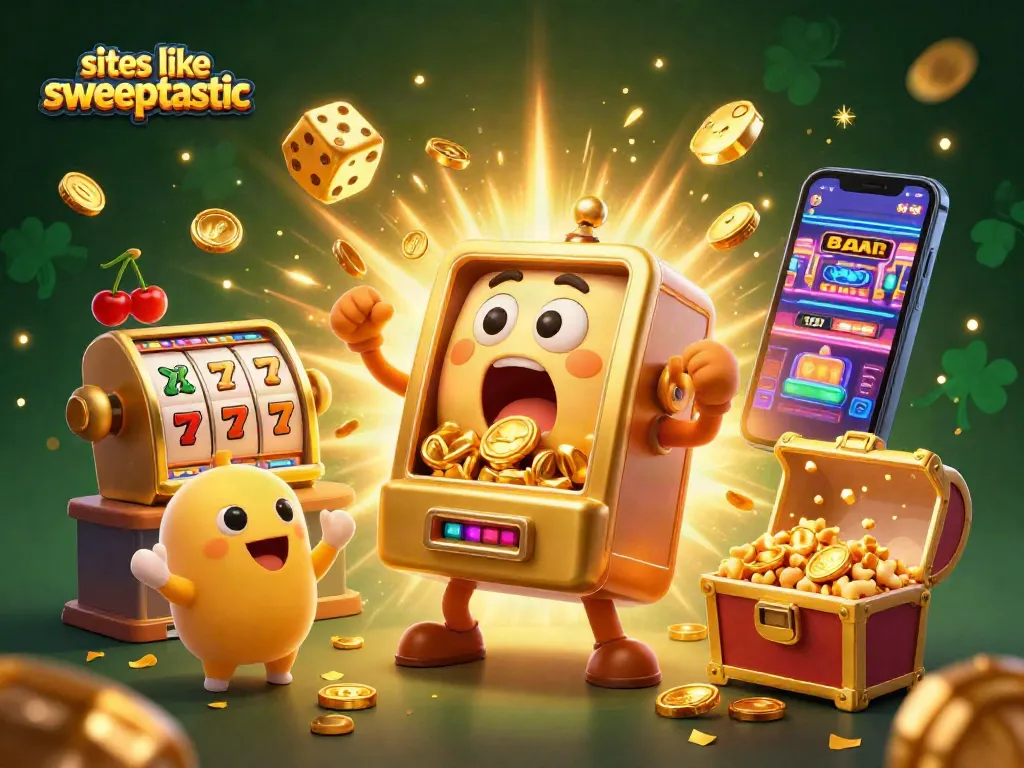 Experience slots like sweeptastic with dynamic jackpots, cheering machines, and vibrant casino ambiance.