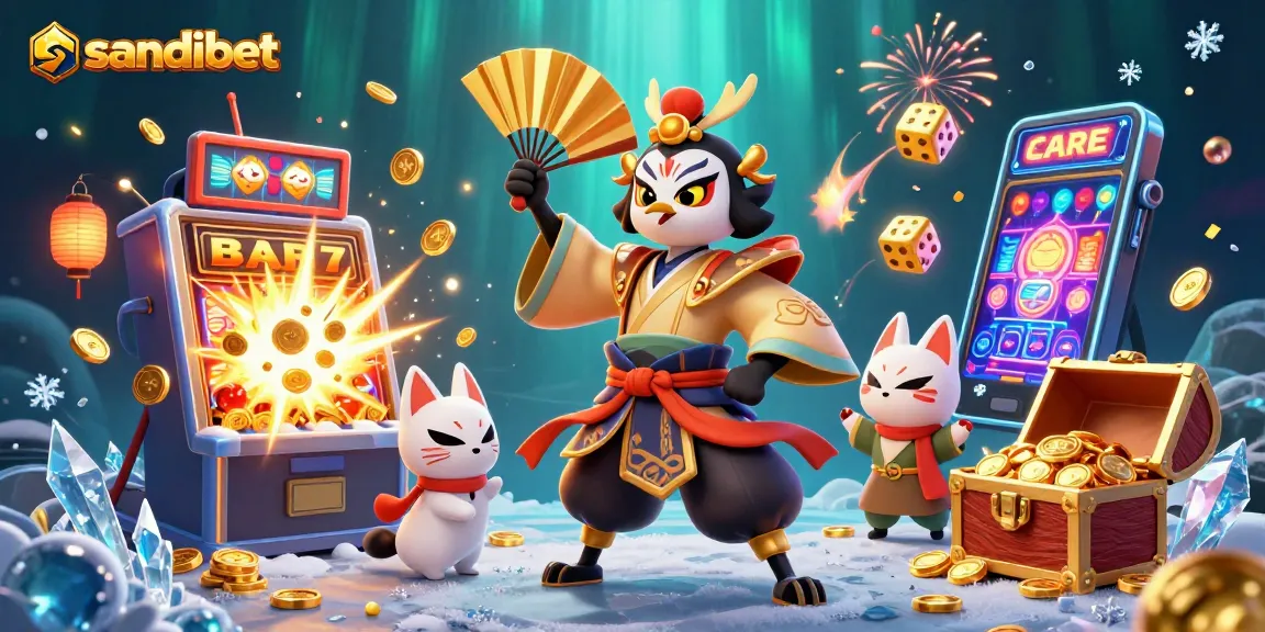 Win big at sandibet with vibrant casino adventure featuring thrilling 3D characters and dazzling game elements.