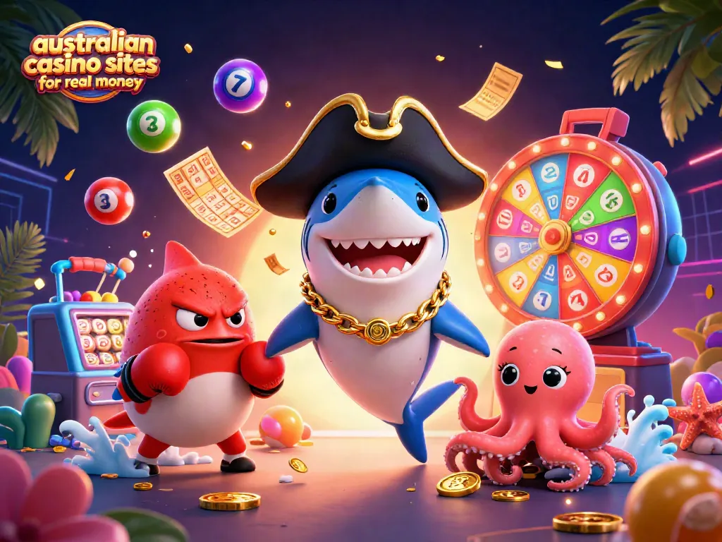 Experience thrilling fun with australian casino sites for real money featuring dynamic characters and game elements.