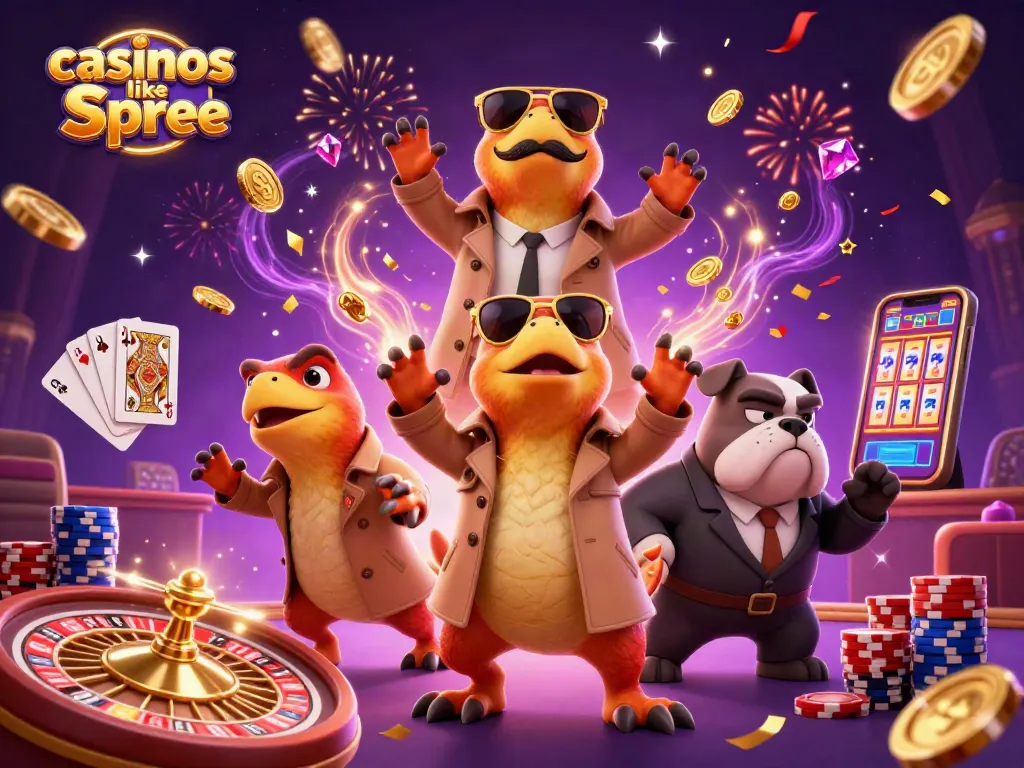 Experience thrilling gameplay at casinos like spree with dynamic characters and sparkling casino elements.