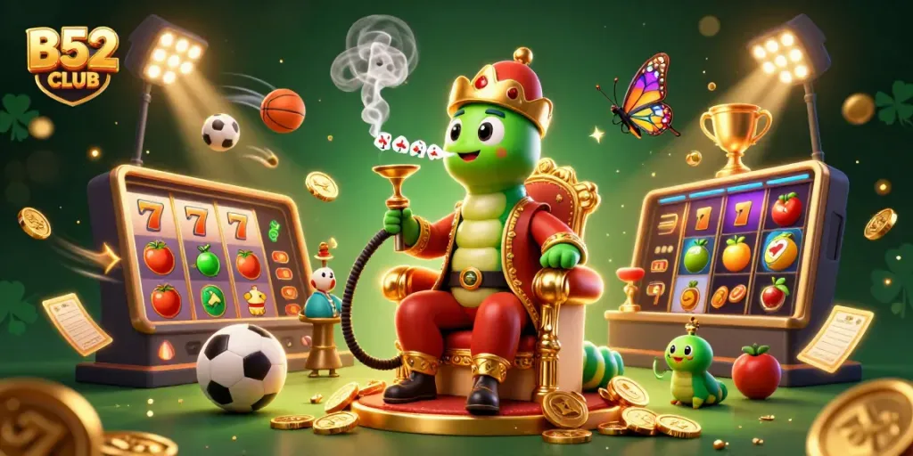 Engage in the colorful world of B52CLUB, showcasing enticing jackpots and vibrant slots.