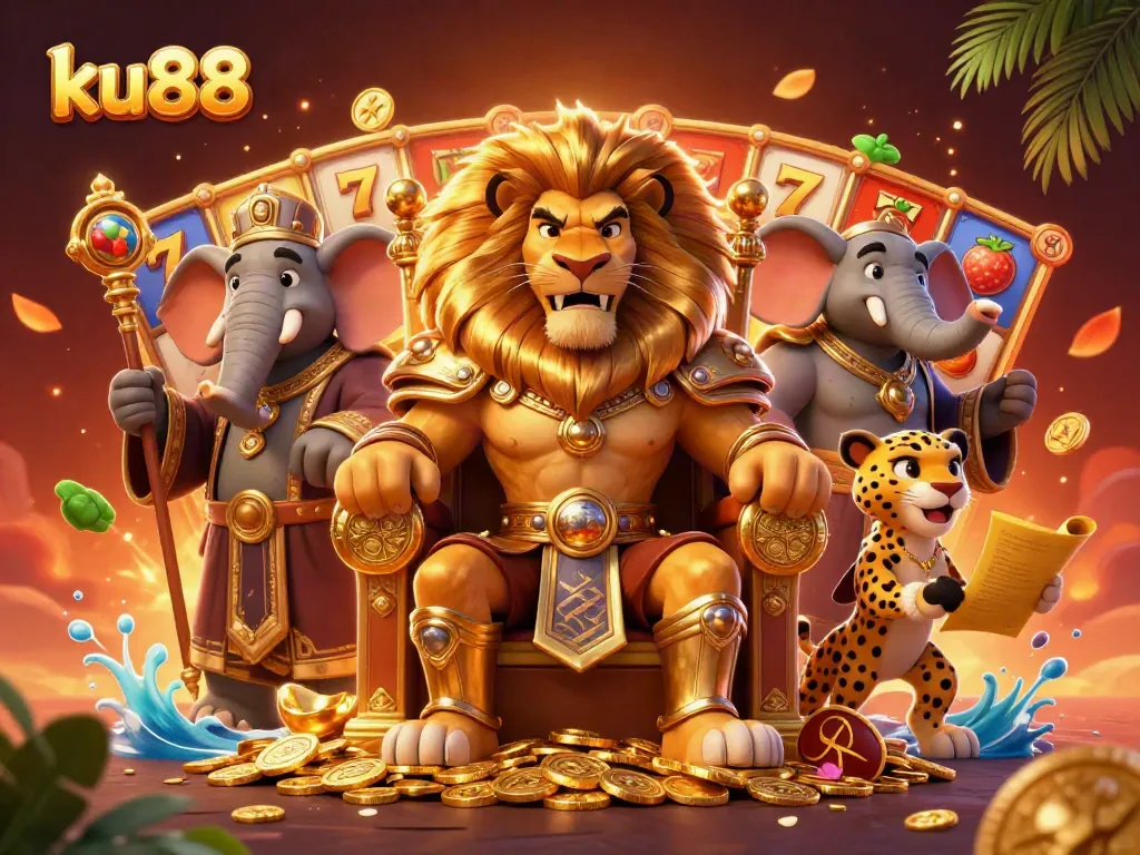 Experience thrilling casino action with ku88 featuring a lion king and slot games!