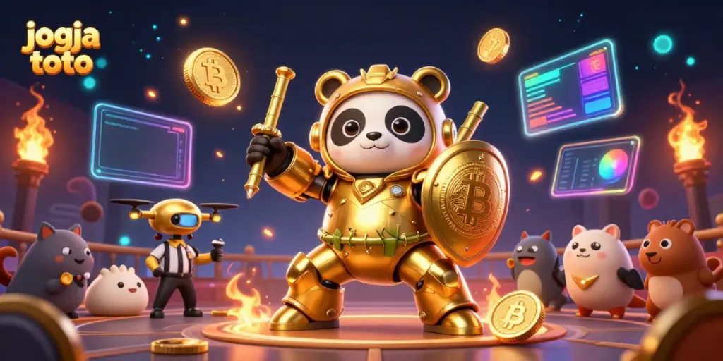 Engage with thrilling jogja toto action in a vibrant gaming arena full of crypto excitement.