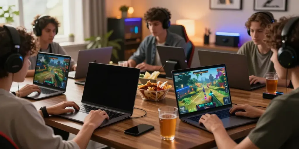 Engaged players using Singatoto platform showcasing Bulkhead Pattern in online gaming.