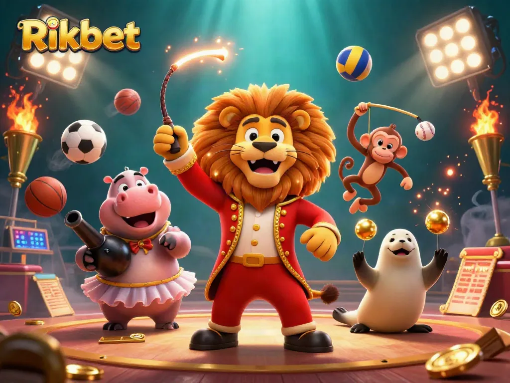 Engage in thrilling gameplay with Rikbet, featuring vibrant characters and exciting betting elements.
