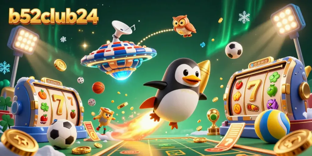 Engage with the thrilling online gaming experience at b52club24, featuring unique gaming elements and vibrant visuals.