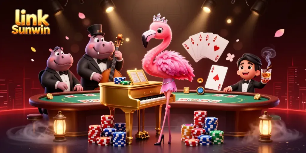 Experience the thrill of winning with the link Sunwin at our vibrant casino, where every detail comes alive!